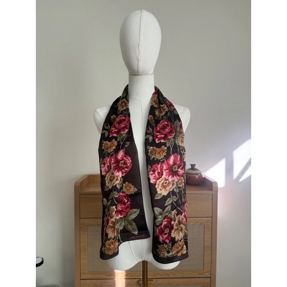 Jones New York Floral Silk Scarf‎ | 52